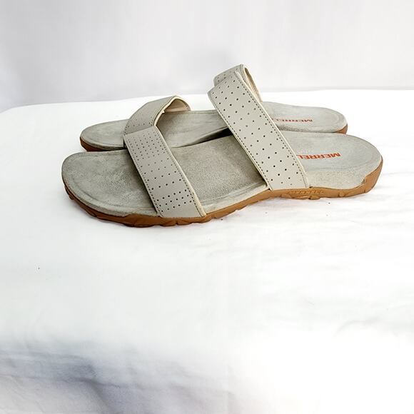 Merrell Gray Memory Foam Slip On Double Strap Women's Sandals Size 11 - Picture 8 of 12